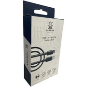 Throne Premium USB-C To Lightning Cable 1m Black