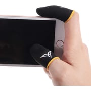 Flydigi 2-piece Mobiles Gaming Wasp Feelers Sweat-proof Finger Sleeves- Black/Yellow
