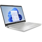 HP (2022) Laptop - 12th Gen / Intel Core i7-1255U / 15.6inch FHD / 512GB SSD / 16GB RAM / Shared Intel Iris Xe Graphics / Windows 11 Home / English & Arabic Keyboard / Natural Silver / Middle East Version - [15S-FQ5040NE]