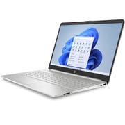 HP (2022) Laptop - 12th Gen / Intel Core i7-1255U / 15.6inch FHD / 512GB SSD / 16GB RAM / Shared Intel Iris Xe Graphics / Windows 11 Home / English & Arabic Keyboard / Natural Silver / Middle East Version - [15S-FQ5040NE]