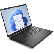 HP Spectre x360 2-in-1 Laptop - 12th Gen Core i7 2.3GHz 16GB 1TB Shared Win11Home 16inch 3K+ Black English/Arabic Keyboard 16-F1002NE