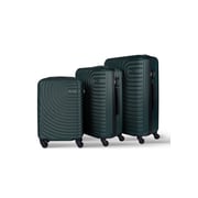 Para John Lightweight 3-pieces Abs Hard Side Travel Luggage Trolley Bag Set With Lock For Unisex Hard Shell Strong