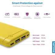 Philips Power Bank 10000mAh Yellow DLP1710CY/97