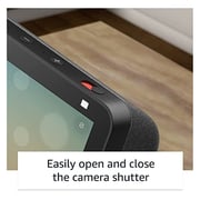 أمازون إيكو شو 5 الجيل الثاني 2021 سماعة عرض ذكية مع أليكسا وكاميرا 2 ميجابيكسل 5.5 بوصة أزرق لون فحمي