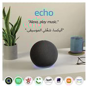 Amazon Echo 4th Gen Smart Speaker with Alexa Charcoal