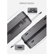 Para John Lightweight 3-pieces Abs Hard Side Travel Luggage Trolley Bag Set With Lock Unisex Hard Shell Strong