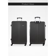Para John Lightweight 1 Piece Single Size Abs Hard Side Small Cabin Carry Travel Luggage Trolley Bag With Lock For Unisex Hard Shell Strong