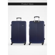 Para John Lightweight 1 Piece Single Size Abs Hard Side Large Checked Baggage Travel Luggage Trolley Bag Set With Lock For Unisex Hard Shell Strong