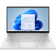 HP Pavilion X360 14 2 in 1 Convertible Laptop - 11th Gen Core i5 2.5GHz 8GB 512GB Win11 14inch FHD Silver English/Arabic Keyboard DY1002NE (2022) Middle East Version