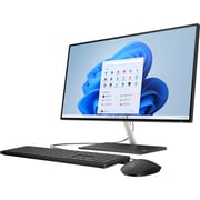 HP (2022) All-in-One Desktop - 12th Gen / Intel Core i5-1235U / 23.8inch FHD / 512GB SSD / 8GB RAM / Shared Intel Iris X Graphics / Windows 11 Home / English & Arabic Keyboard / Black / Middle East Version - [24-CK0003NE]