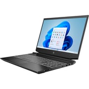 HP Pavilion (2021) Gaming Laptop - AMD Ryzen 7-5800H / 15.6inch FHD / 512GB SSD / 16GB RAM / 4GB NVIDIA GeForce RTX 3050 Ti Graphics / Win11 Home / English & Arabic Keyboard / Black / Middle East Version - [15-EC2055NE]