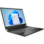HP Pavilion (2021) Gaming Laptop - AMD Ryzen 7-5800H / 15.6inch FHD / 512GB SSD / 16GB RAM / 4GB NVIDIA GeForce RTX 3050 Ti Graphics / Win11 Home / English & Arabic Keyboard / Black / Middle East Version - [15-EC2055NE]