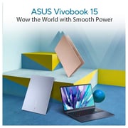 ASUS VivoBook 15 (2022) Laptop - 12th Gen / Intel Core i5-1240P / 15.6inch FHD / 8GB RAM / 512GB SSD / Shared Intel UHD Graphics / Windows 11 Home / English & Arabic Keyboard / Icelight Silver / Middle East Version - [X1502ZA-E8299W]