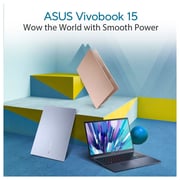 لابتوب Asus Vivobook 15 موديلX1502ZA-E8299W  يعمل باللمس بشاشة FHD مقاس 15.6 بوصة ومعالج Core i5 1.7GHz وذاكرة رام 8 جيجابايت وذاكرة داخلية 512 جيجابايت ونظام تشغيل Win11Home وبلون فضي ايس لايت ولوحة مفاتيح إنجليزي/ عربي