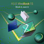 Asus VivoBook 15 Laptop - 11th Gen – Core i3 3GHz 8GB 512GB Shared Win11Home 15.6inch FHD Bespoke Black English/Arabic Keyboard X513EA BQ3396W (2022) Middle East Version