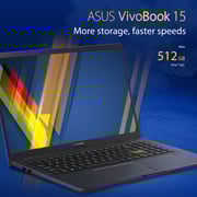 Asus VivoBook 15 Laptop - 11th Gen – Core i3 3GHz 8GB 512GB Shared Win11Home 15.6inch FHD Bespoke Black English/Arabic Keyboard X513EA BQ3396W (2022) Middle East Version