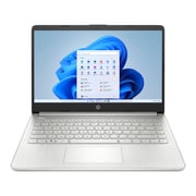 HP (2022) Laptop - 12th Gen / Intel Core i5-1235U / 14inch FHD / 512GB SSD / 8GB RAM / Shared Intel Iris Xe Graphics / Windows 11 Home / English & Arabic Keyboard / Silver / Middle East Version - [14S-DQ5025NE]