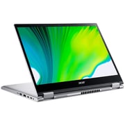 Acer Spin 3 2 in 1 Laptop - 11th Gen Core i7 2.8GHz 16GB 512GB Shared Win11 13.3inch WQXGA Silver English/Arabic Keyboard SP313 51N 73VD (2022) Middle East Version
