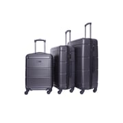 Para John Luggage Spinner Bags Set of 3 20,24,28 Inches Blue