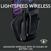 Logitech 981-000972 Wireless Over Ear Gaming Headset Black