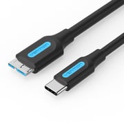Vention Data Cable USB-C to Micro USB-B 3.0 2A Cable 0.5 m Black CQABD