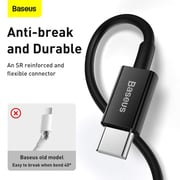 Baseus Usb C To Lightning-fast Charging Data Cable Pd 20w Superior Series Type-c 2m Black