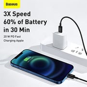 Baseus Superior Series USB-C To Lightning Cable 2m Black