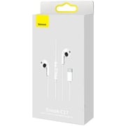 Baseus NGCR010002 In-Ear Wired Earphones White