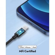 Ravpower USB Type-C To Lightning Cable 1m/2m Combo Pack Black