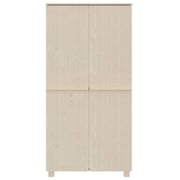 vidaXL Wardrobe HAMAR Honey Brown 89x50x180 cm Solid Wood Pine