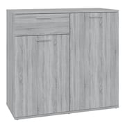 Vidaxl Sideboard Grey Sonoma 80x36x75 Cm Engineered Wood
