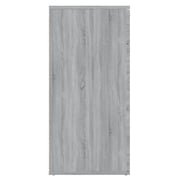Vidaxl Sideboard Grey Sonoma 80x36x75 Cm Engineered Wood