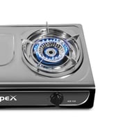 Impex Igs 124 Stainless Steel Lp Gas Stove Featuring Auto Ignition