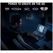 ASUS ROG Zephyrus Duo 16 (2022) Gaming Laptop - AMD Ryzen 9-6900HX / 16inch QHD+ / 32GB RAM / 2TB SSD / 16GB NVIDIA GeForce RTX 3080 Ti Graphics / Windows 11 Home / English & Arabic Keyboard / Black / Middle East Version - [GX650RX-LO192W]