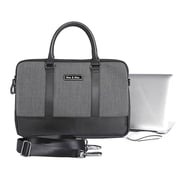Max & Max York Slim Hand Bag Black 15inch