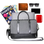 Max & Max York Slim Hand Bag Black 15inch