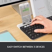 Logitech Wireless Keyboard Grey/White