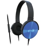 S&S 4346 Wired On Ear Headset Blue/Black