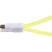 Hama USB Micro-USB Cable Magnet 0.2m Yellow