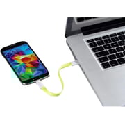 Hama USB Micro-USB Cable Magnet 0.2m Yellow
