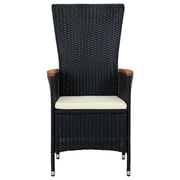 vidaXL Outdoor Chairs 2pcs With Cushions