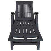 vidaXL Sun Lounger With Footrest