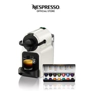 Nespresso Inissia Coffee Machine White + Aerocino