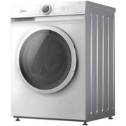 Midea 7KG Front Load Washing Machine with Lunar Dial, 5 Star Rating, 1200 RPM, 15 Programs, Fully Automatic Washer, Digital LED Display, Child Lock, 90° Hygiene, Mute Function, White - MF100W70W-GCC