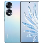 هاتف هونر 70 256 جيجابايت أيسلندي فروست 5G ثنائي الشريحة الذكي + حافظة Honor PU أسود