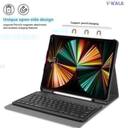 V Walk Trachpad Keyboard Case Black iPad 12.9inch