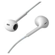 Miccell Type C Wired Stereo Earphone Build In Microphone & Volume Control 1.2m White VQ-H15