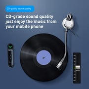 Baseus Qiyin AUX Car Bluetooth Receiver Black With Hand-free Call
