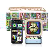 Divoom Ditoo Plus Pixel Art Bluetooth Speaker - Blue