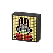 Divoom Timebox Evo Pixel Art Bluetooth Speaker With 16x16 Led Animation Display, App Control & Bedside Alarm Clock - Black